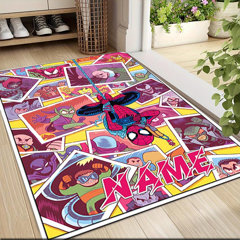 Custom Name Panther Power Symbolism Carpet Rug Customizable Soft Washable Anti-Slip Home Living Room Sofa Mats Personalized Rug. 090912