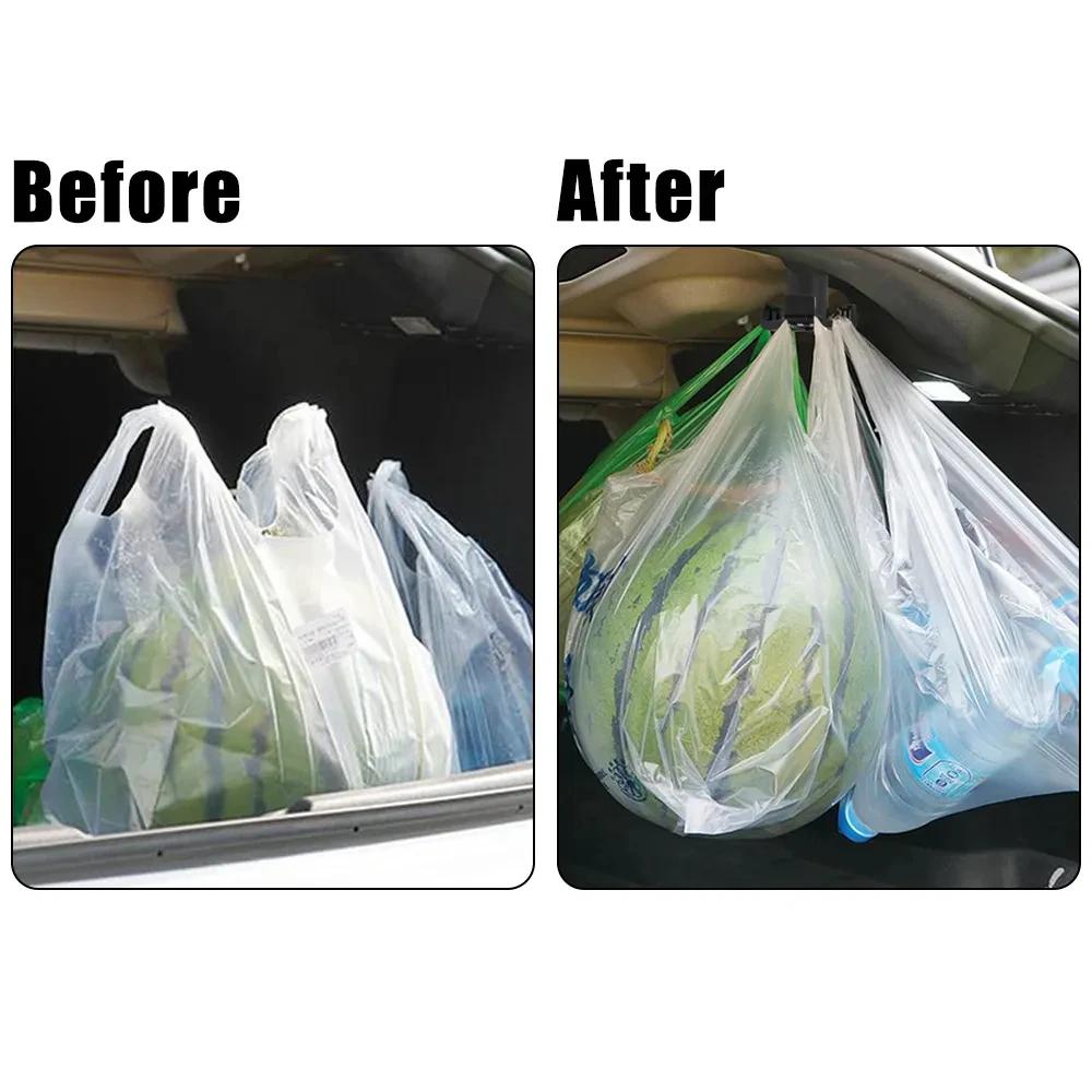 Trunk Grocery Bag Hook Car Accessories Stowing Tidying For Tesla Model 3 2021 Upgrade Version