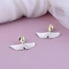 Chic Ginkgo Leaf Stud Earrings: Versatile, Retro & High-End Aesthetic for Women