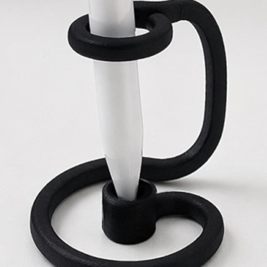 Low Odor Safe 3D Print Figurine Printed Pen Holder with Stable Base, Desktop Multi-scene Desk Cabinet Decor Stand, Minimalist Art Sculpture