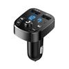 Mp3 přehrávač do auta Duální USB rychlá nabíječka FM Bluetooth přijímač Kompatibilní s 5,0 Fm vysílačem USB flash disk Sada do auta
