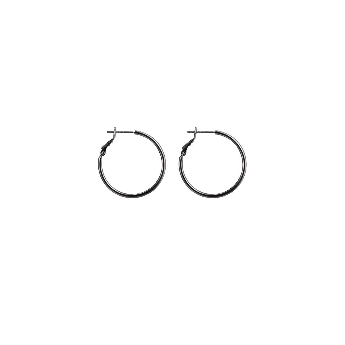 

925 silver needle plain ring earrings women s exaggerated punk style earrings light luxury niche high-end fashion earrings 925 silver needle