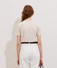 NOTIA Silket Half T-Shirts - Beige