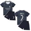 24-25 Portugal Away No. 7 Club Football Jersey Children'S Clothing Adult Set
