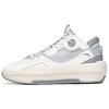 C37 2.0 Synthetic Leather Slip Resistant Cushioning Abrasion Resistant Mid Top Skateboard Shoes Men's White Gray 912228082-1