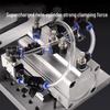 Precision Double Cylinder Pneumatic Vise