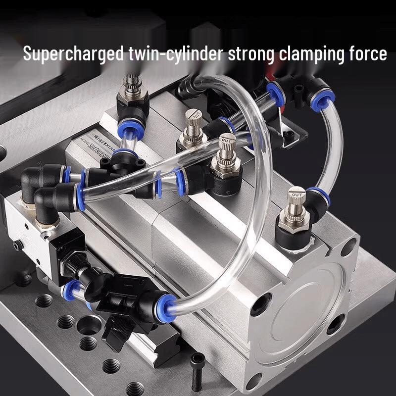 Precision Double Cylinder Pneumatic Vise