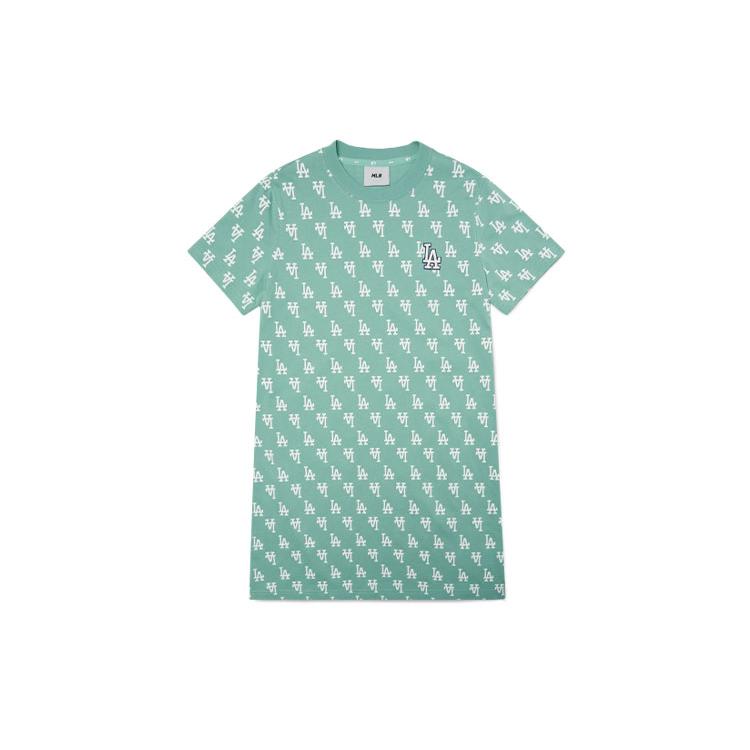 New MLB Short Sleeved Dress Women's Light Mint 3FOPM0123-07MTL