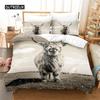 Forest Animals Pattern Bedding Set Duvet Cover Set 3D Bedding Digital Printing Bed Linen Queen Size Bedding Set Fashion Design