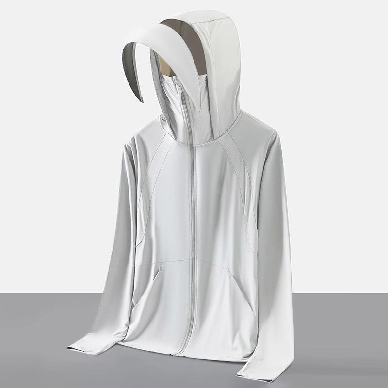 Ice Silk Sunscreen Clothes Women's Summer 1011 New Thin UV Protection Jacket Cycling Sunscreen Clothes Cardigan Jacket