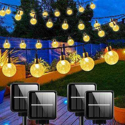 6M 30 LED Kristall Ball Solar Licht Outdoor IP65 Wasserdichte LED String Licht Fee Lampen Solar Garten Girlande licht String