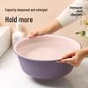 Durable Extra Thick Plastic Washbasin for Clothes, Student Dormitory Basin