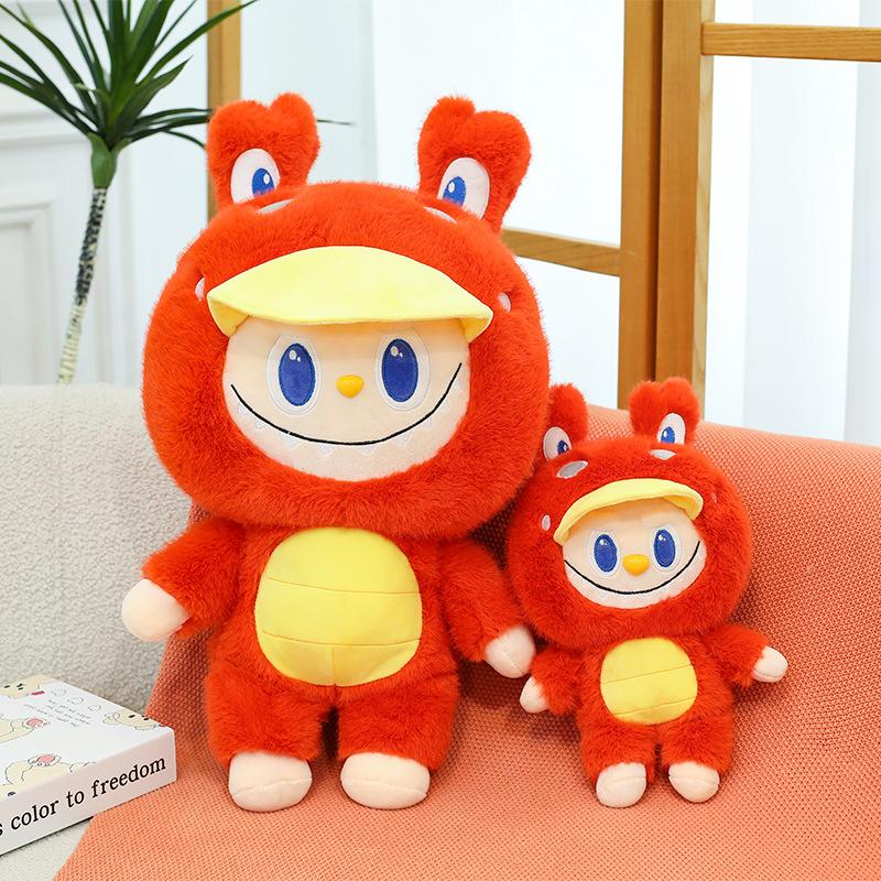 

New Labu doll POP MART doll lobster plush doll throw pillow 34cm【0.23kg】