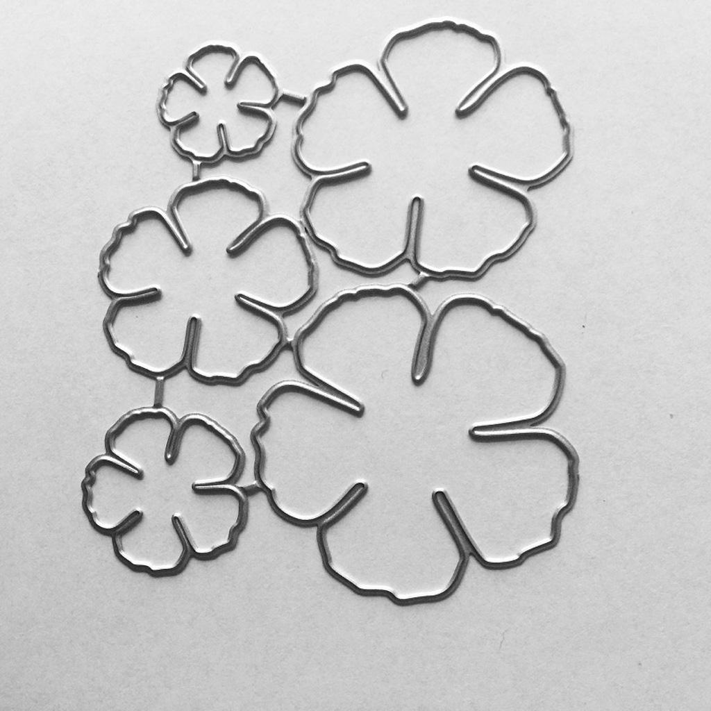Fustelle Fiore a Cinque Petali Acciaio al Carbonio Stampo Metallico Modello Forniture