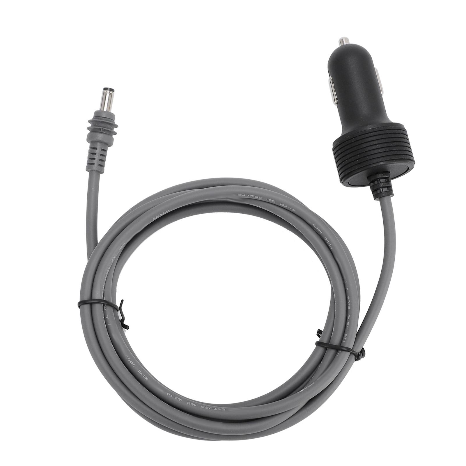 

DC Car Power Cable 6.5ft 12V to 24V Water Resistant Plug and Play Stable Transmission 18AWG Power Cable for Dish Antenna