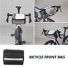 Bicycles Handlebar Bag Bike Panniers Coolers Bag with Reflective Strips Front Handlebar Storage Pouches Cycling Accessory