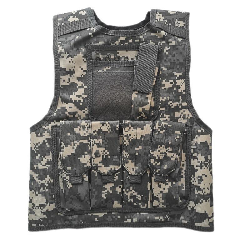 

Children s Outdoor Vest CS Equipment Chicken Eating Game Men Women s Three-level Armor Clothing Kindergarten Performance Clothes one size світло-сірий колір