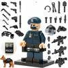 Jucărie cu piese de construcție, Figurină Soldat Echipă de Asalt Unitate Mobilă de Poliție Specială Seria Militară MOC