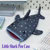 Shark Pencil Case, Shark Mouth Zipper Pencil Case, Cute Shark Pencils, Special Creative Canvas Animal Stationery Bag