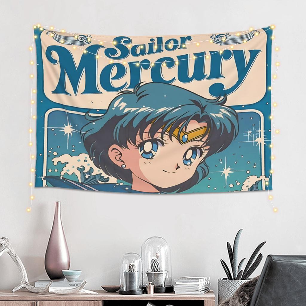 Cutecore Sailor Moons Tapestry Bedroom Decoration Wall Hanging Blanket Tapestry Cool Stuff For Room
