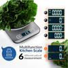 Multifunction Kitchen High-precision Electronic Pastry Baking Scale LCD Display 10kg/1g Stainless Steel Electronic Scales