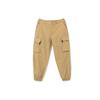Solid Color Cargo Pants Unisex Pants Khaki 12866438