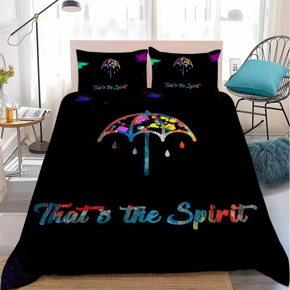 B-Bring Me The H-Horizon Duvet Cover Set 3D Print Bedding Set Single Double Queen King Size Soft Microfiber Student Decor Gift