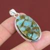 Copper Amazonite Pendant Gemstone Pendant Decent Jewelry 925 Sterling Silver Pendant Brand New Pendant Handmade Silver Jewelry Gifts For Mom