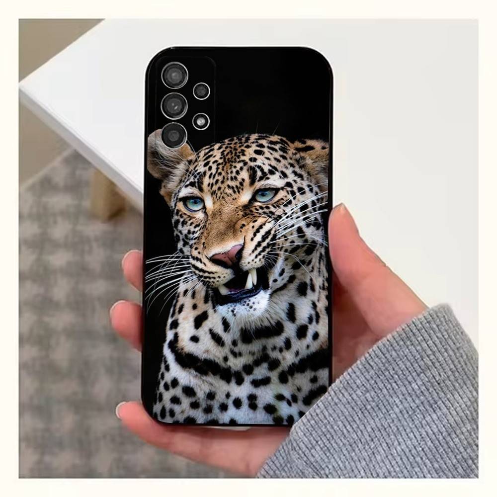 Cool Leopard  Case For Samsung S10,Plus,S9,S22,S25,Ultra,S24,S21,S20,S23,FE,Lite,Soft Silicone Black