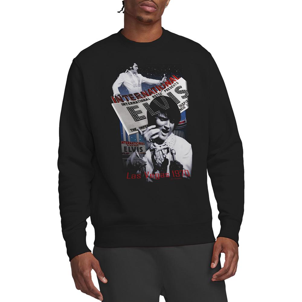 Elvis Presley Unisex Adult International Hotel Sweatshirt