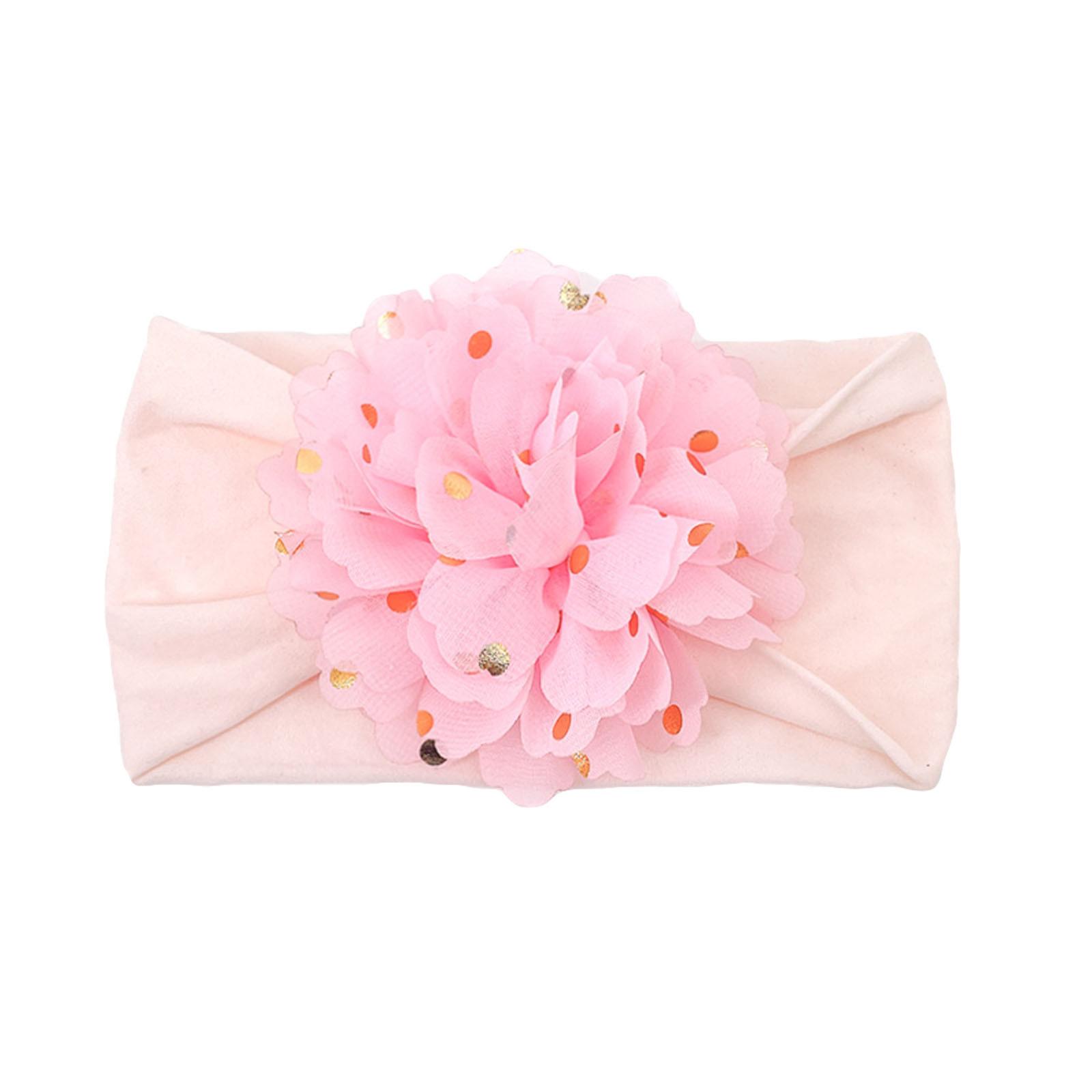 

Детские нейлоновые повязки на голову, резинки для волос с бантом, аксессуары для волос для маленьких девочек, новорожденных, детей ясельного возраста One Size