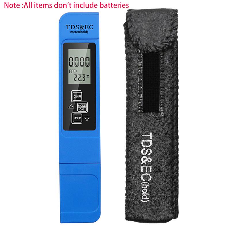 3 In 1 Digital PH /TDS/ EC Meter Tester Thermometer Pen Water Purity PPM Filter Hydroponic for Aquarium Pool Water Monitor Tools