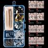 Pads Nose Tweezers Glasses with Screws Soft 25Pairs for