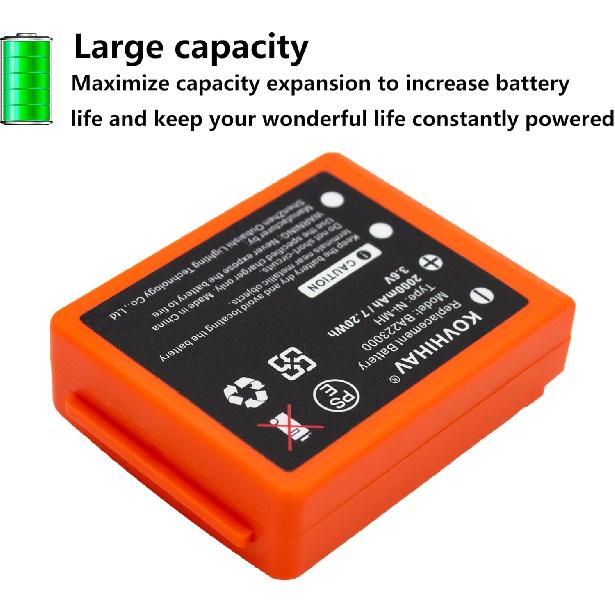 Запасная батарея для HBC Radiomatic Quadrix Keynote Patrol D Micron 4 Micron 5 Micron 6 Micron 7 Linus 4 Vector Pro, подходит BA223000 BA223030