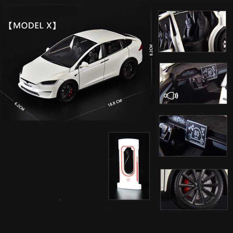 1:24 Model Y 3 S Suv Alloy Car Model Diecasts Metal Toy Vehicles Car Model Simulation Sound And Light Collection Childrens Gifts