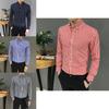 Stylish And Classy New Large Vertical Stripes Long-sleeved Shirt For Men