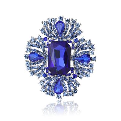 Kristallbrosche für Damen Unisex Strass Blume Anstecknadeln Bankett Party Geschenke Schmuck Accessoires