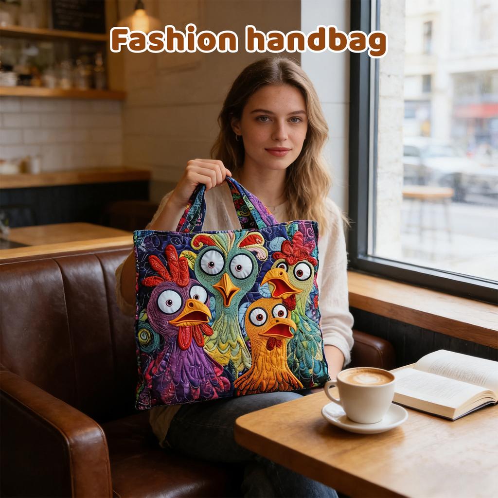 3D Printed Fashion Handbag For Ladies; Canvas Shoulder Bag, 300 Grams