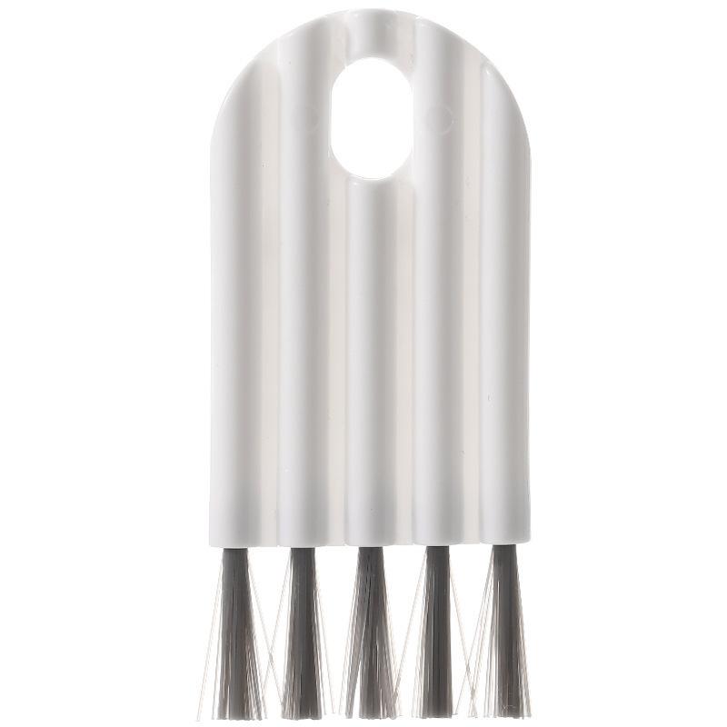 

Multifunctional Flexible Gap Brush Cup Cover Groove Gap Brush Household Soft Bristles Cleaning Scrabes світло-сірого кольору
