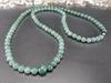 [Ishimachi] Dark Jadeite Necklace, Approx. 6mm Beads, Approx. 60cm Length, Natural Stone, Genuine Jadeite, Five Virtues Amulet
