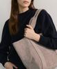SHINE ON YOU 100% Rws Extra Fine Merino Wool Raglan Knit_Navy, Camel