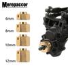 MEREPACCOR 6/8/10/12 MM Heavier Brass 12MM Wheel Hex Extended Adapter for RC Crawler Traxxas TRX4 TRX-4