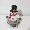New Luminous Snowman Ornament with Lights – Christmas Snowflake Figurine, Ideal Holiday Gift for Children