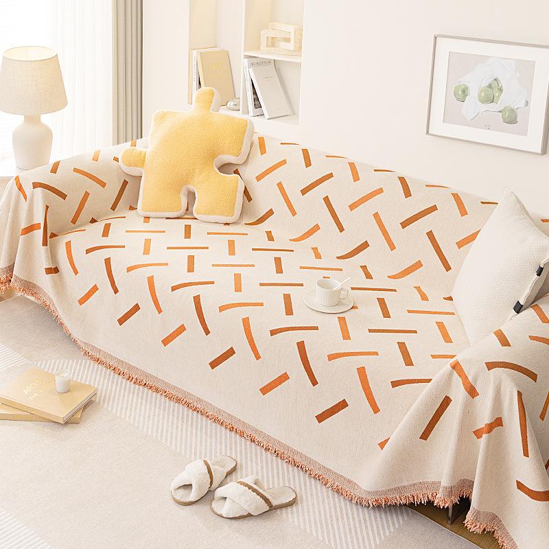 Chenille Sofa Cover, All-season Universal Sofa Towel, Modern Minimalist Anti Cat Scratch Sofa Cover, Blanket