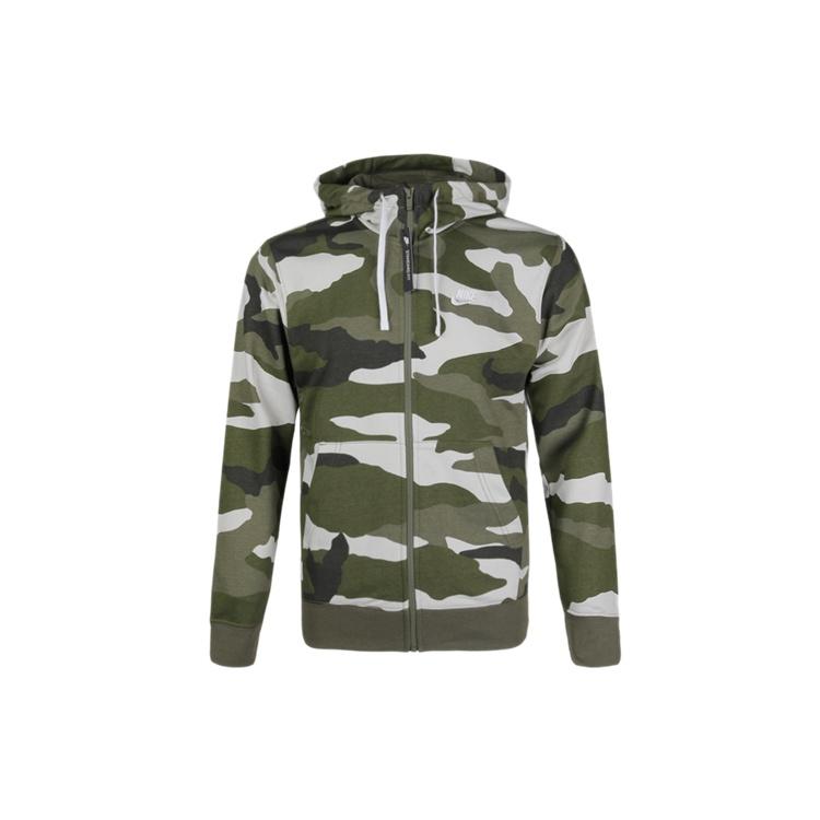 Nike Camouflage Street Style Long Sleeves Hoodies Green Men s BV2821-222 XL