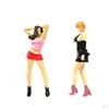 1/64 Hand Painted Miniature Scenario People Figures Men Women Dolls Toys