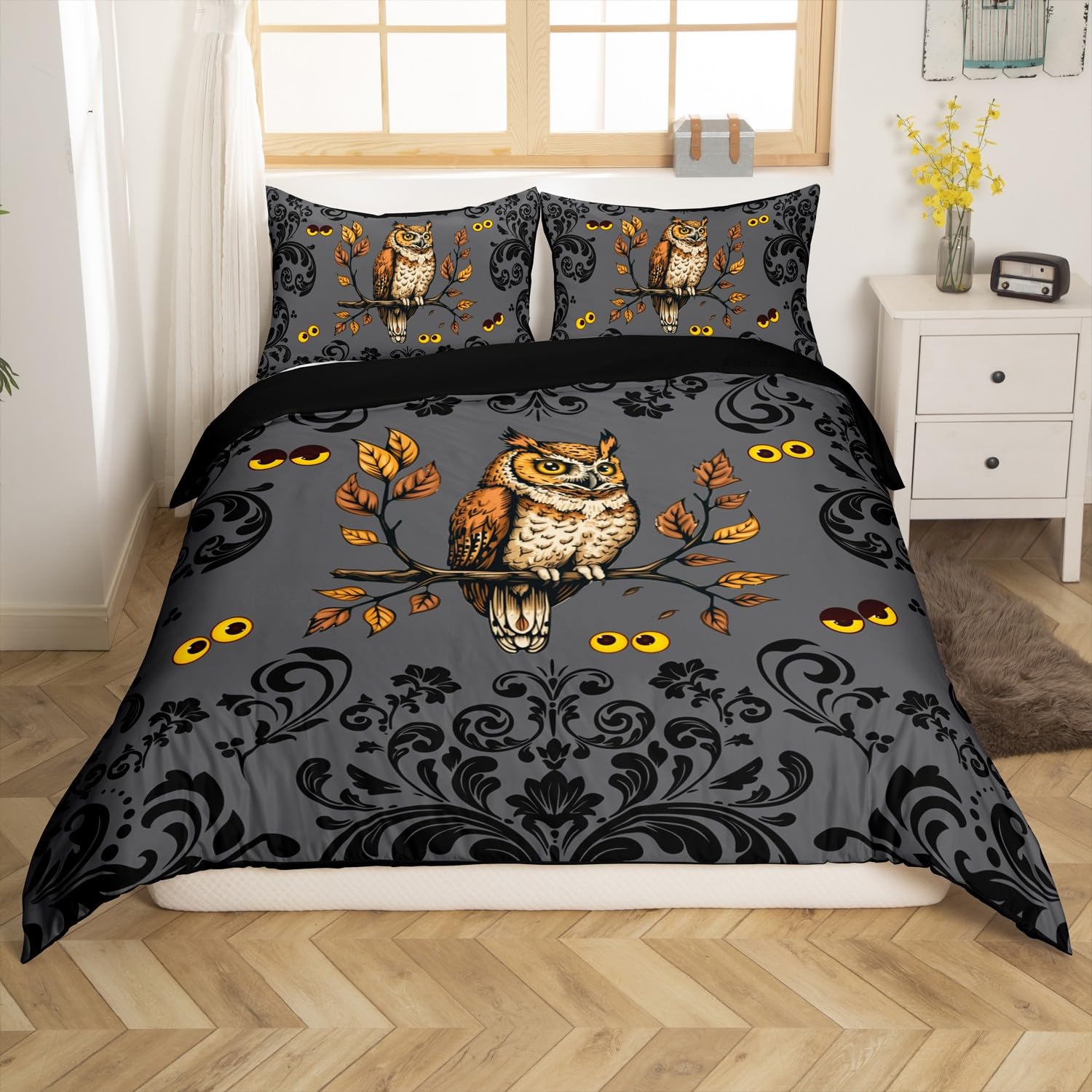 

Comforter Owl For Kids Teens Queen Size Lightweight Down S Room Decor 2 S 1 No Comforter Comforter (quilt)-EU Single(135*200cm)3pcs