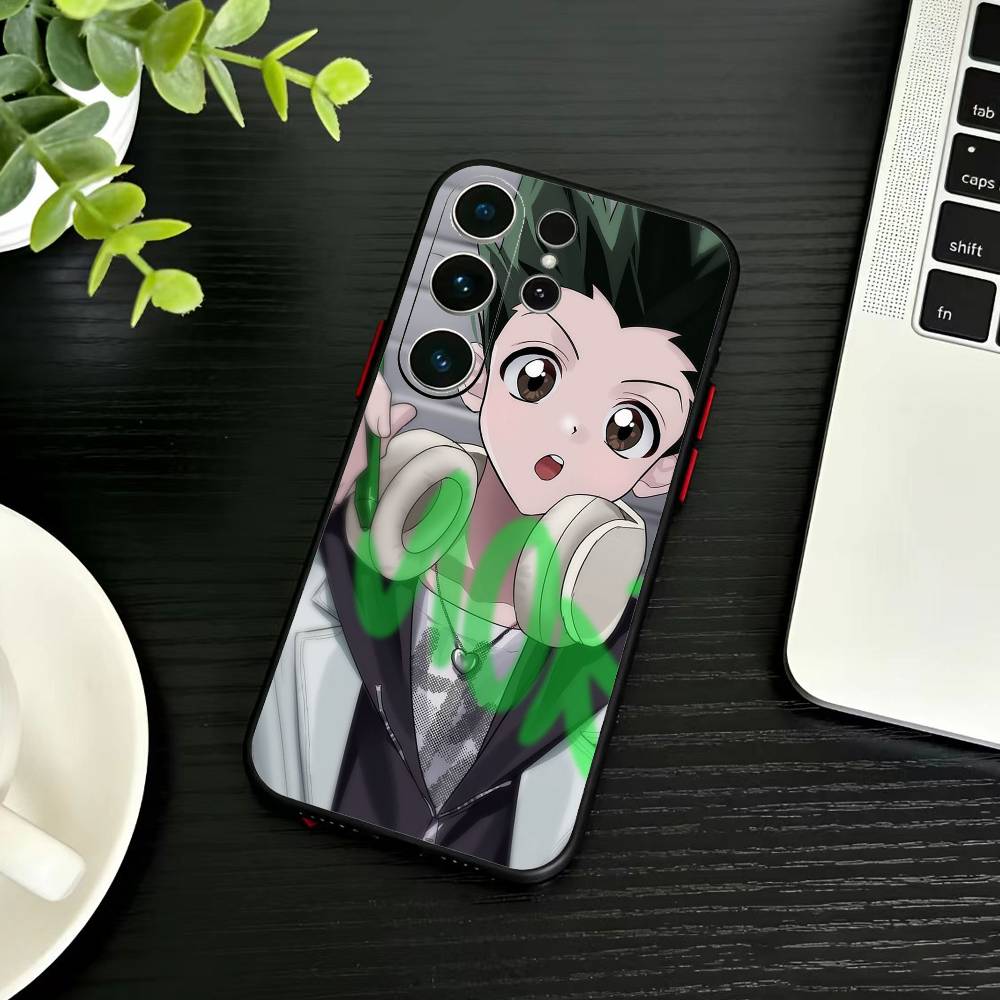 K-Killua Zoldyck H-Hunter X Hunter Phone Case For Samsung S26,S25,S24,S23,S22,S21,S20,Plus,Fe,Lite,Others Black Cover