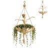 Decorative Display Hanging Flower Pot Lightweight Ballerina Planter Plant Holder  Patio Balcony