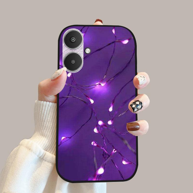 For Xiaomi Poco M6 5G Case 23128PC33I Silicone TPU Soft Phone Cover Cases For Redmi 13C 13R 5G Fashion Protective Fundas Shells